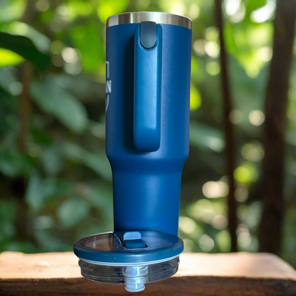 NASHRAN 40oz Tumbler with Handle & Straw – Vacuum Insulated Stainless Steel Travel Mug